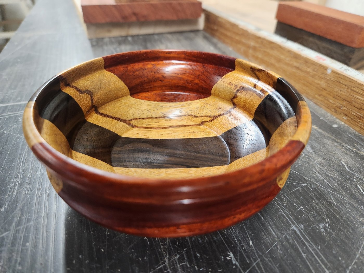 Reserve collection hardwood cigar ashtray and valet piece